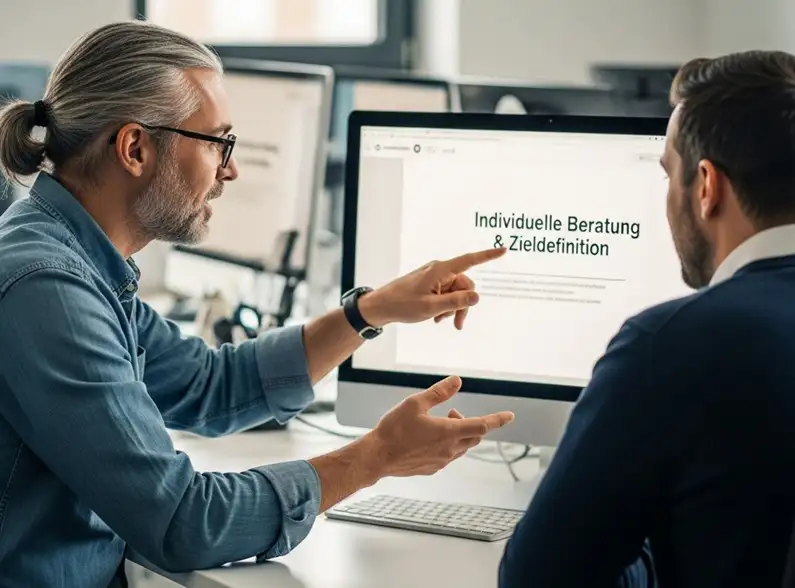 Individuelle Beratung & Zieldefinition Individuelle Beratung & Zieldefinition