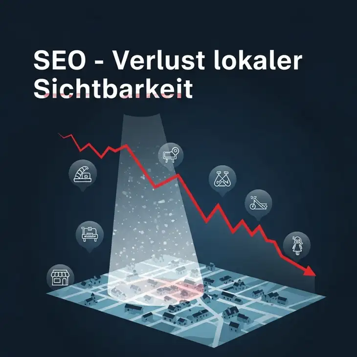 Verlust lokaler Sichtbarkeit Veraltete Websites ohne mobile Optimierung Schwabach - Verlust lokaler Sichtbarkeit